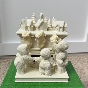 Department 56 Snowbabies “Has Santa Been Here Yet”